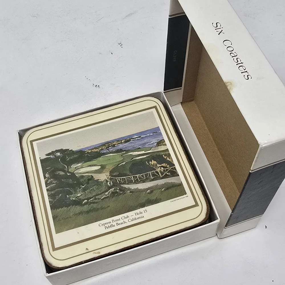 Pimpernel costers cork backed Irish Golfing‎ Greats Irish Heritage series boxed